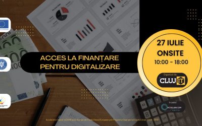 Workshop: Acces la finanțare pentru digitalizare, 27 iulie