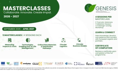 Join the GENESIS Masterclasses and shape the future of circular manufacturing